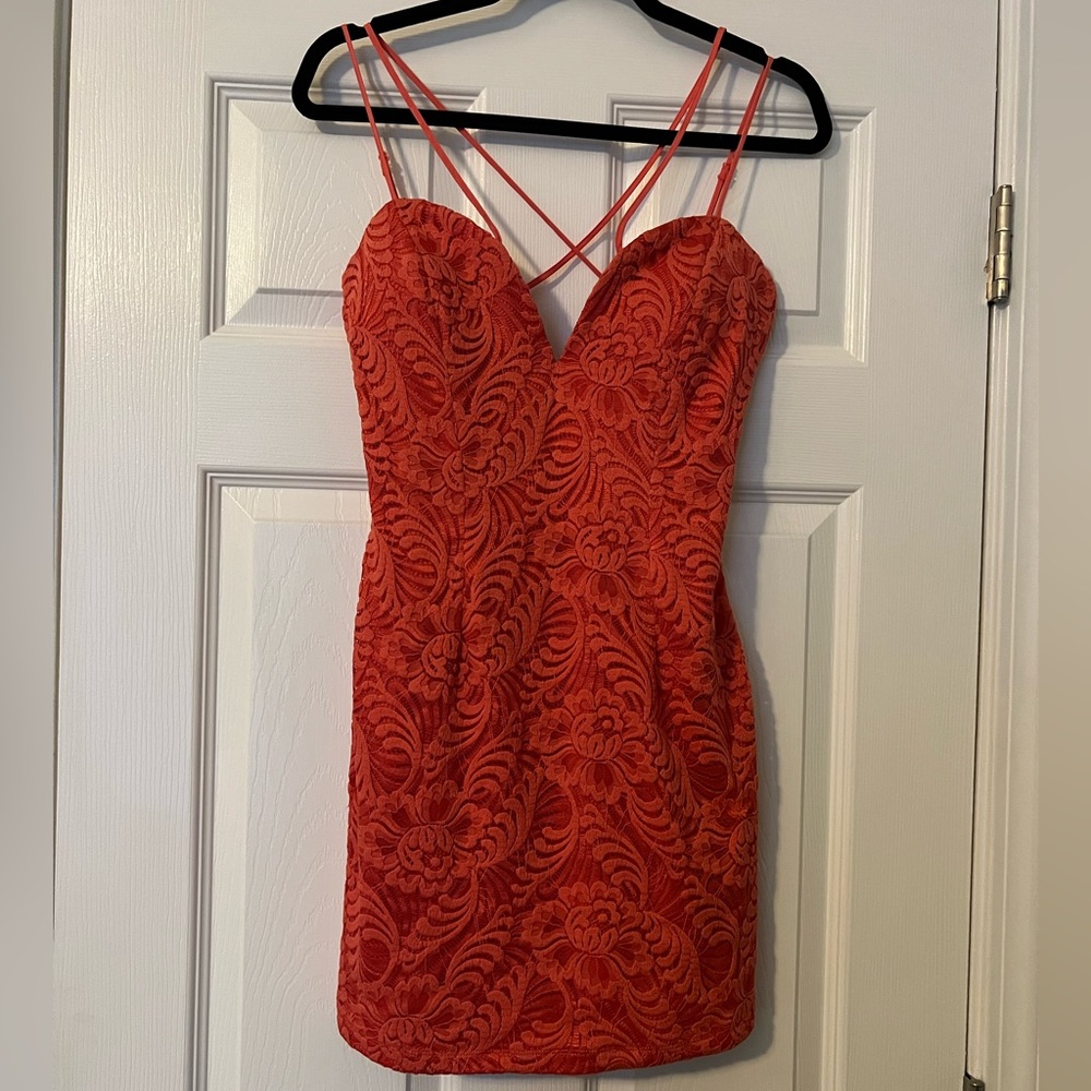 Bebe Women’s Coral Dress Size S